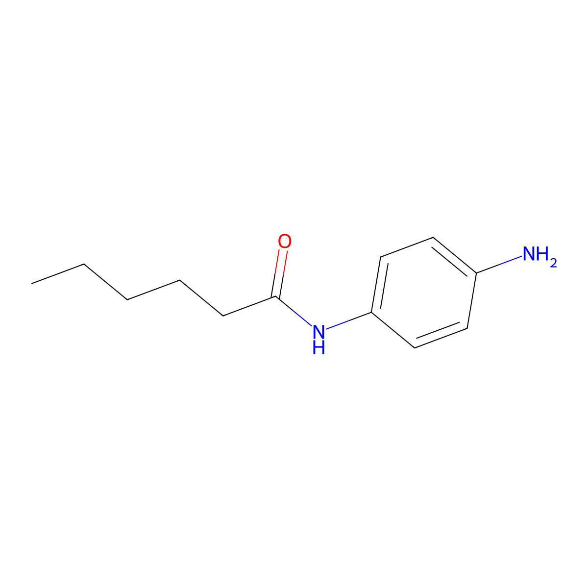 N-(4-Aminophenyl)hexanamide molecular structure, CAS 457939-70-7