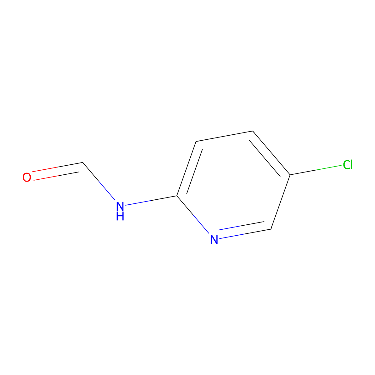 N-(5-chloropyridin-2-yl)formamide molecular structure, CAS 457957-85-6