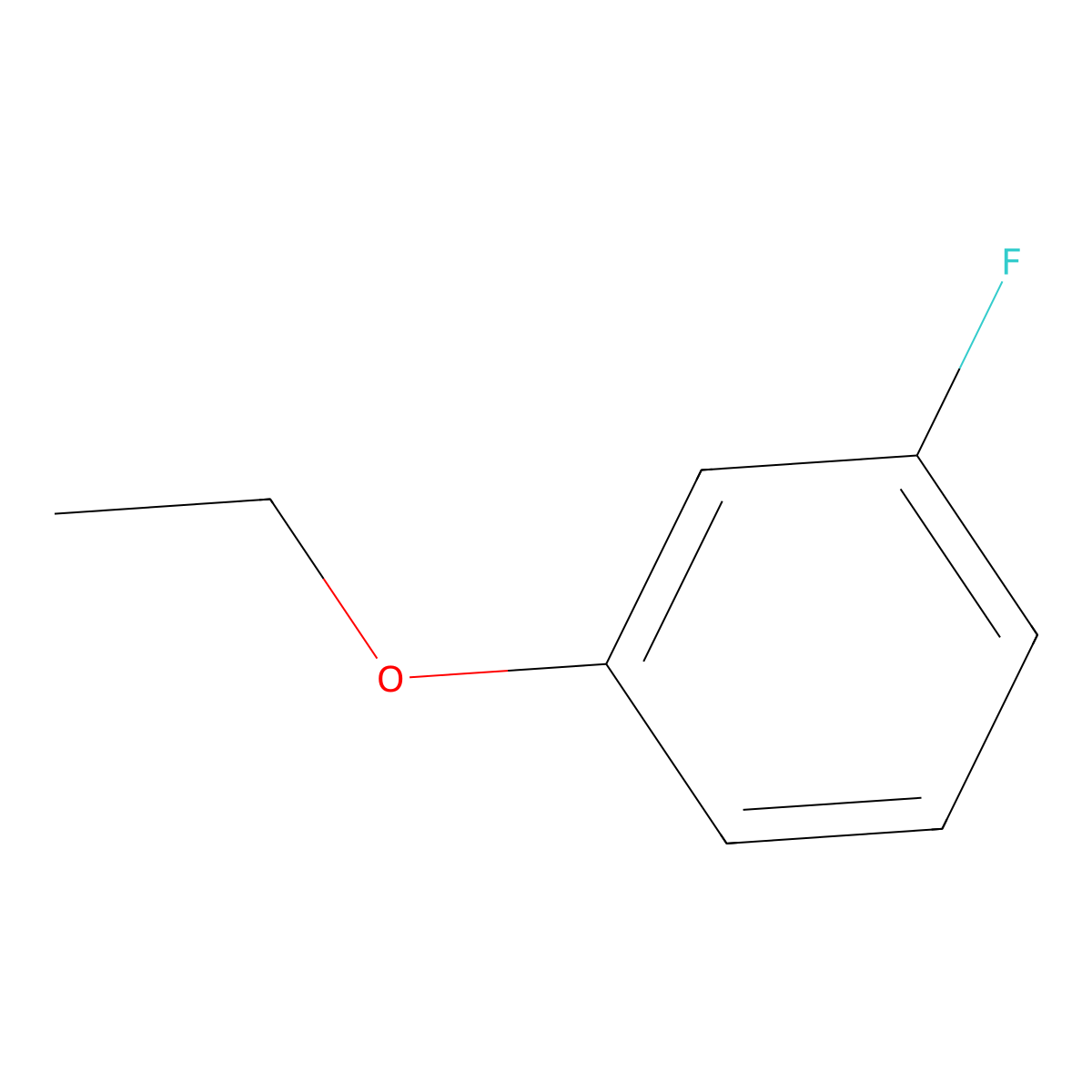 1-Ethoxy-3-fluorobenzene molecular structure, CAS 458-03-7