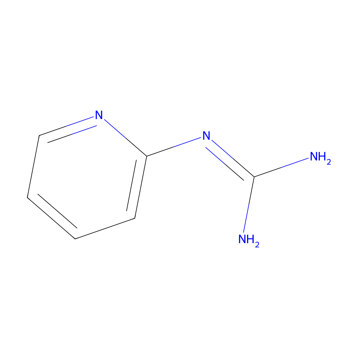 N-Pyridin-2-yl-guanidine molecular structure, CAS 45810-88-6