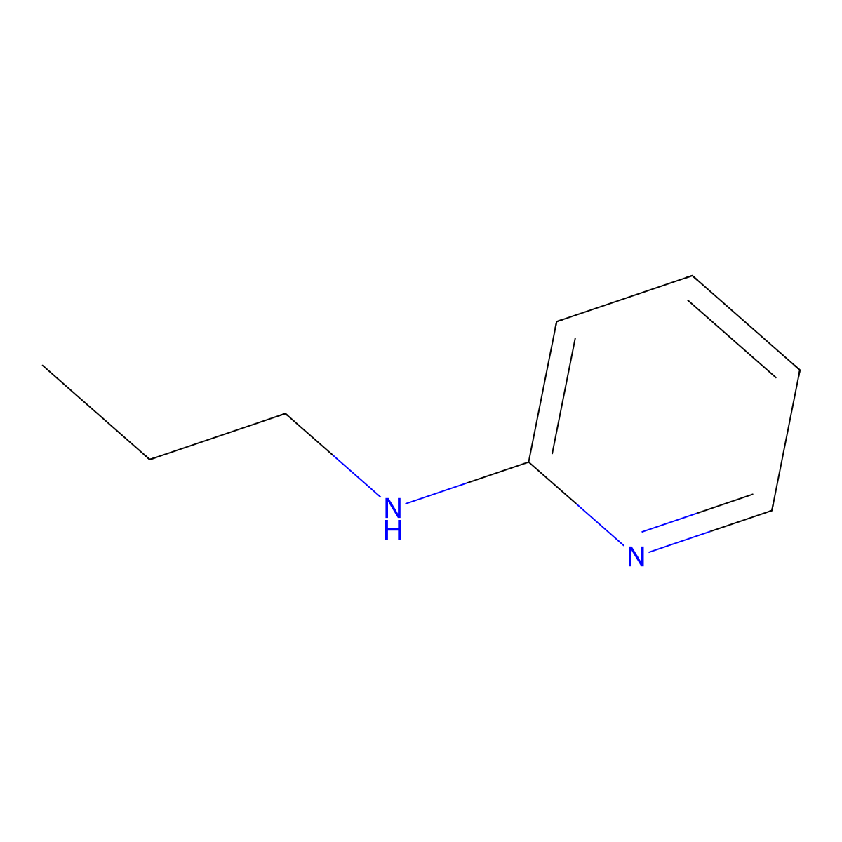 N-Propylpyridin-2-amine molecular structure, CAS 45815-08-5