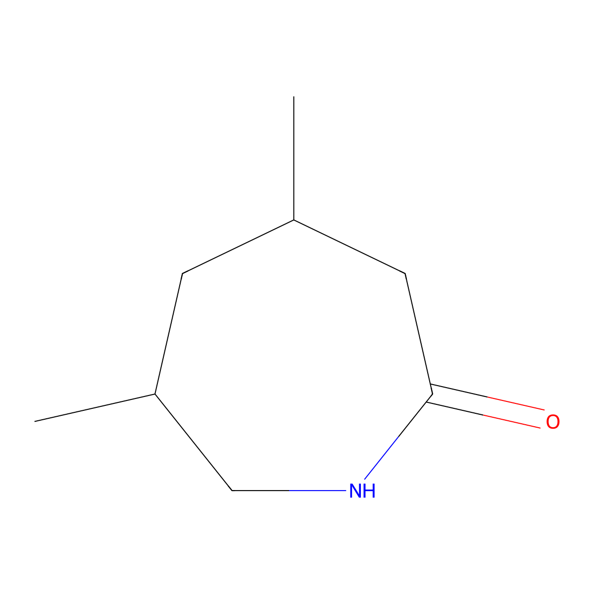 4,6-Dimethylazepan-2-one molecular structure, CAS 45827-96-1
