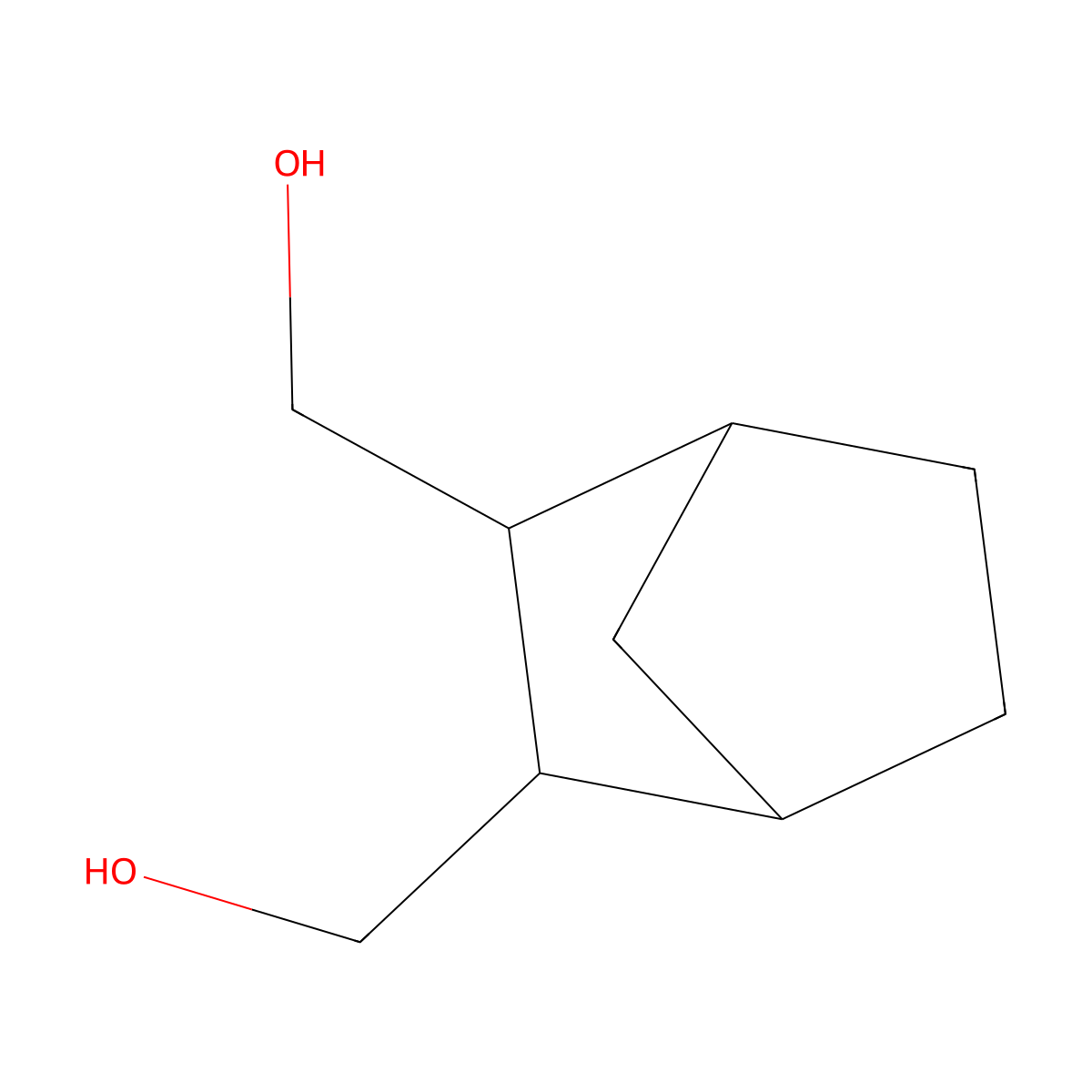 Bicyclo[2.2.1]heptane-2,3-dimethanol molecular structure, CAS 45849-05-6