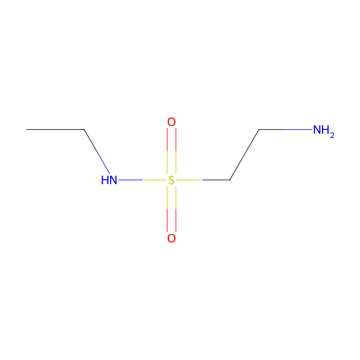 2-amino-N-ethylethane-1-sulfonamide molecular structure, CAS 458566-75-1