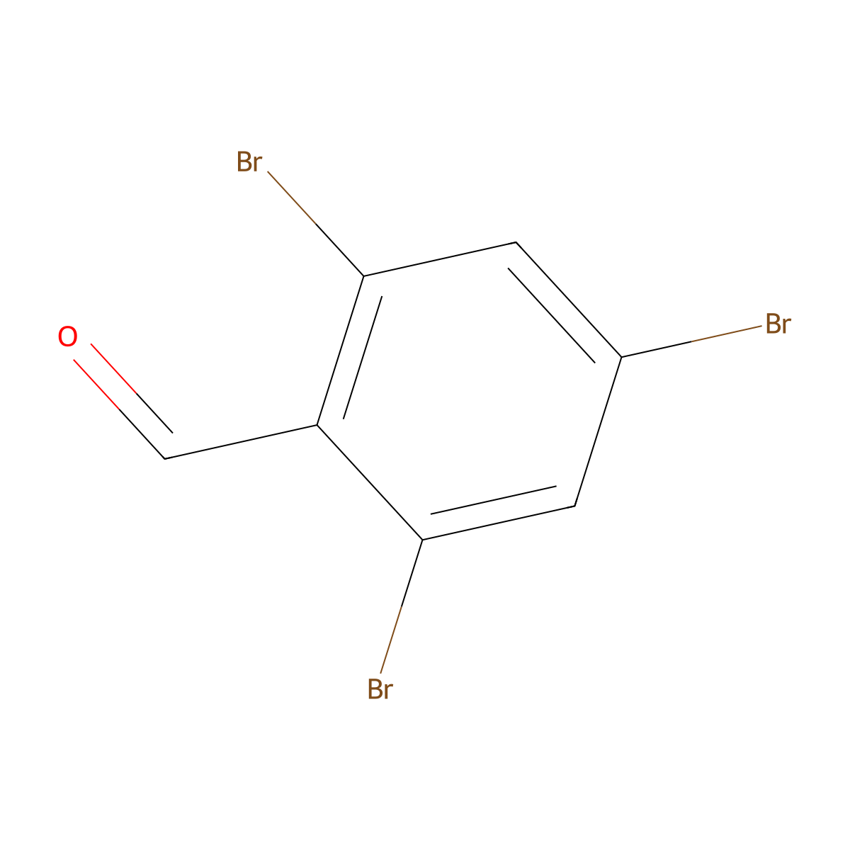 2,4,6-Tribromobenzaldehyde molecular structure, CAS 45859-98-1