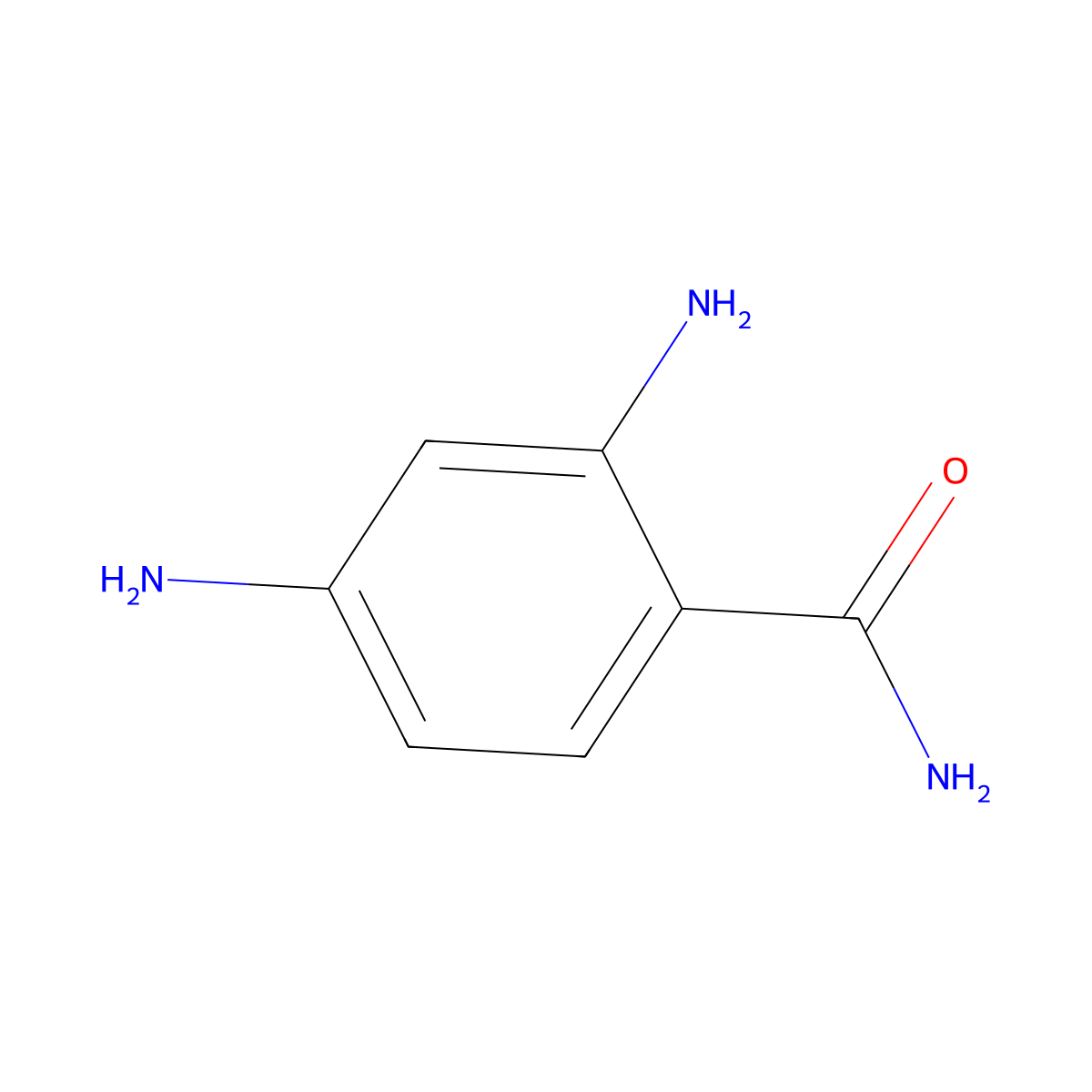 2,4-Diaminobenzamide molecular structure, CAS 45867-91-2