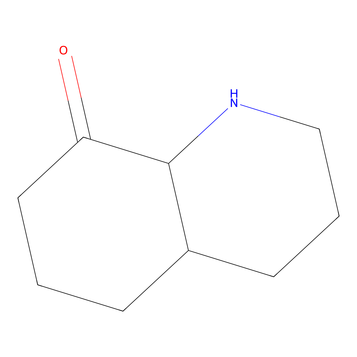 Decahydroquinolin-8-one molecular structure, CAS 45872-31-9