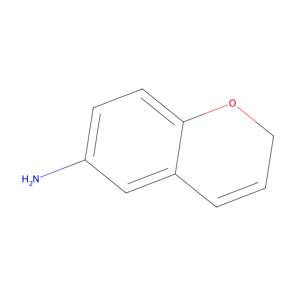 2H-chromen-6-amine molecular structure, CAS 45882-47-1