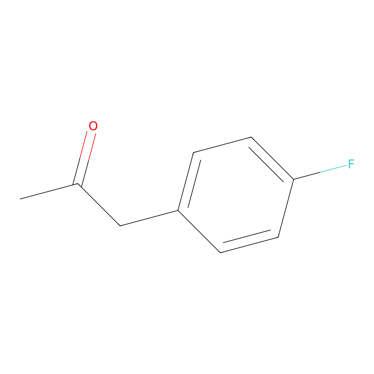 (4-Fluorophenyl)acetone molecular structure, CAS 459-03-0