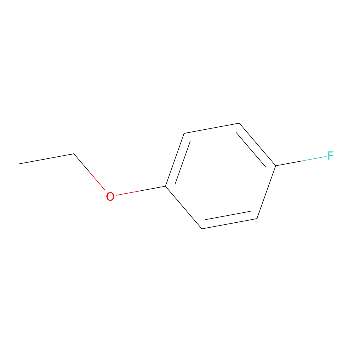 4-Fluorophenetole molecular structure, CAS 459-26-7