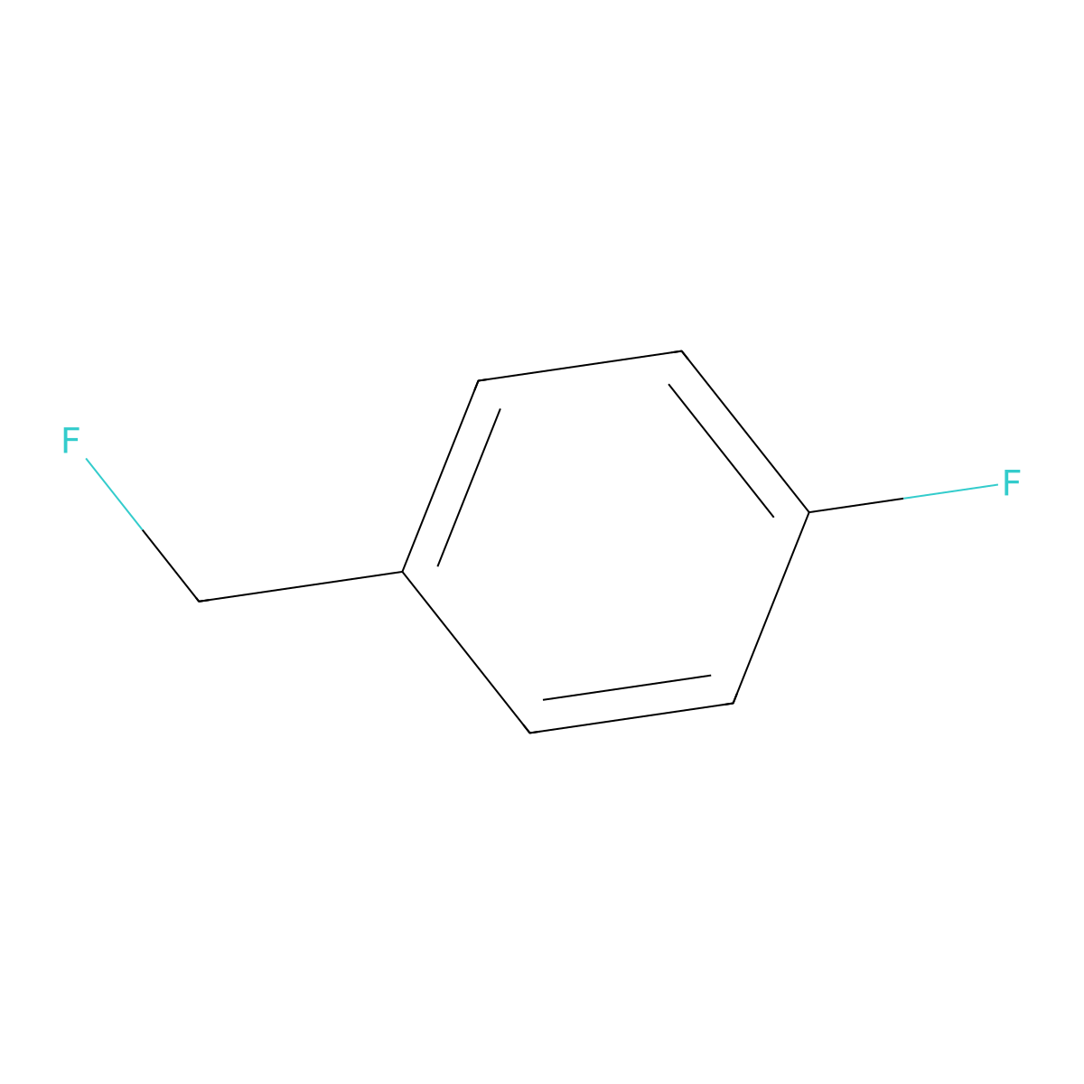4-Fluoro-benzyl fluoride molecular structure, CAS 459-51-8