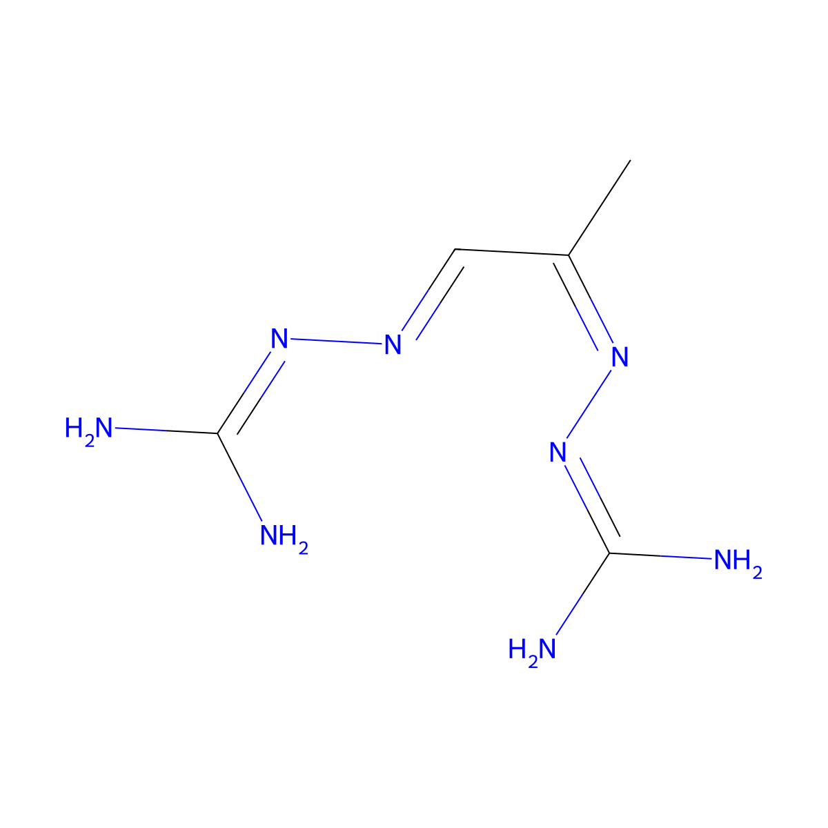 Mitoguazone molecular structure, CAS 459-86-9