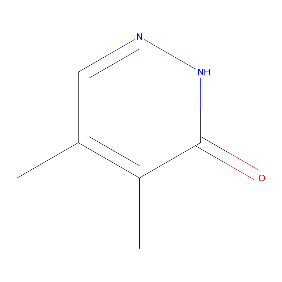 4,5-Dimethylpyridazin-3(2h)-one molecular structure, CAS 4591-71-3