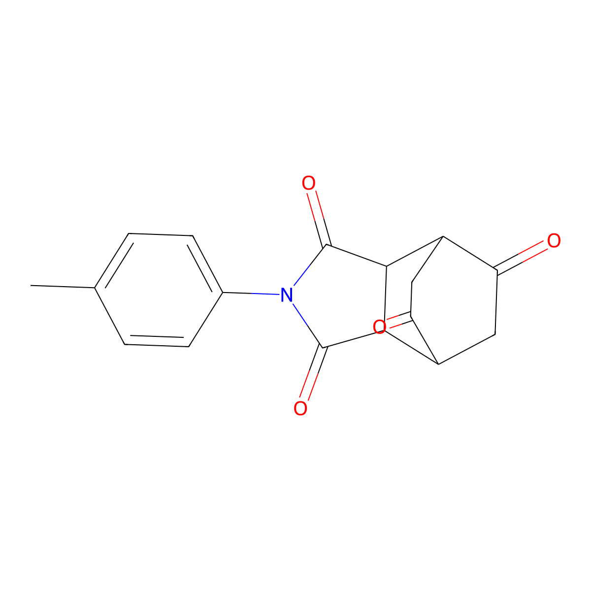 4-(4-Methylphenyl)-4-azatricyclo[5.2.2.0~2,6~]undecane-3,5,8,10-tetrone molecular structure, CAS 459147-78-5