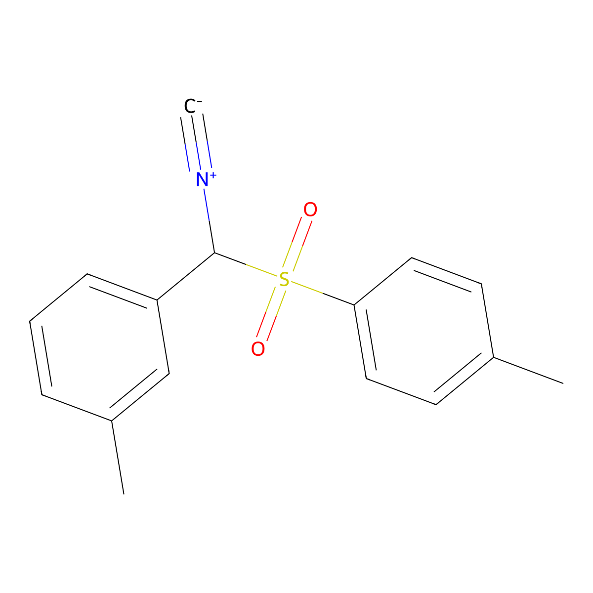 1-(Isocyano(tosyl)methyl)-3-methylbenzene molecular structure, CAS 459216-21-8