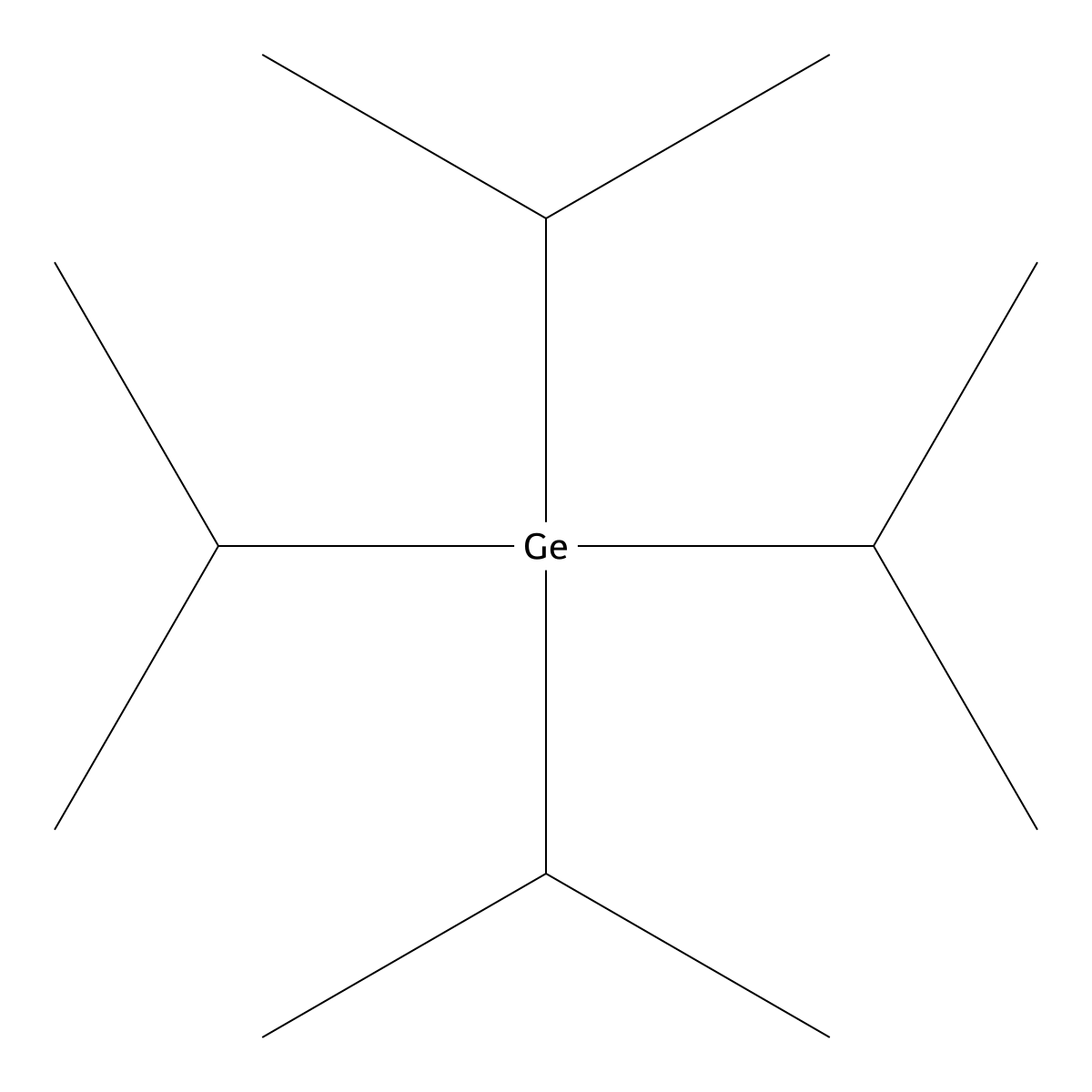 Tetrakis(1-methylethyl)germane molecular structure, CAS 4593-82-2