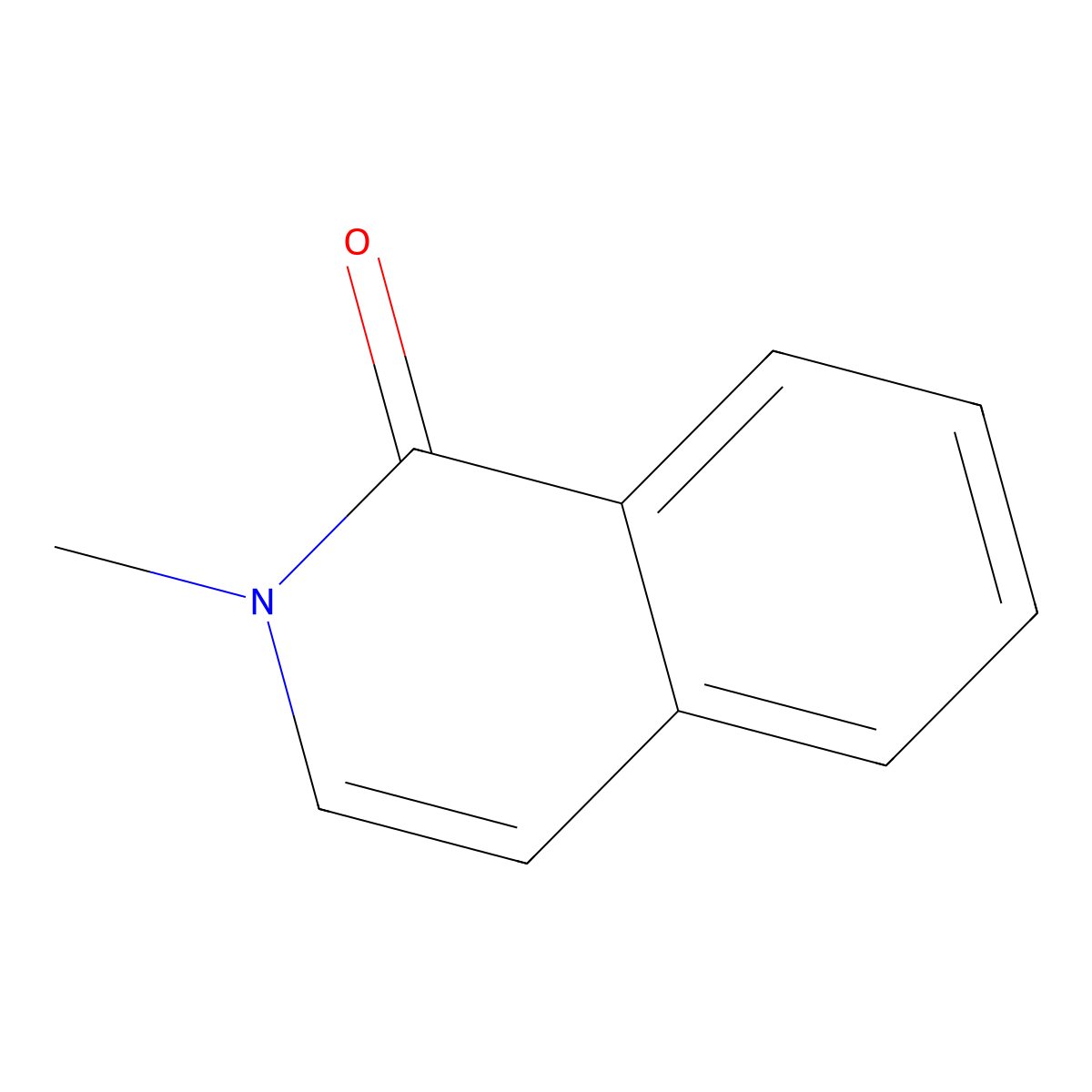 1(2H)-Isoquinolinone, 2-methyl- molecular structure, CAS 4594-71-2
