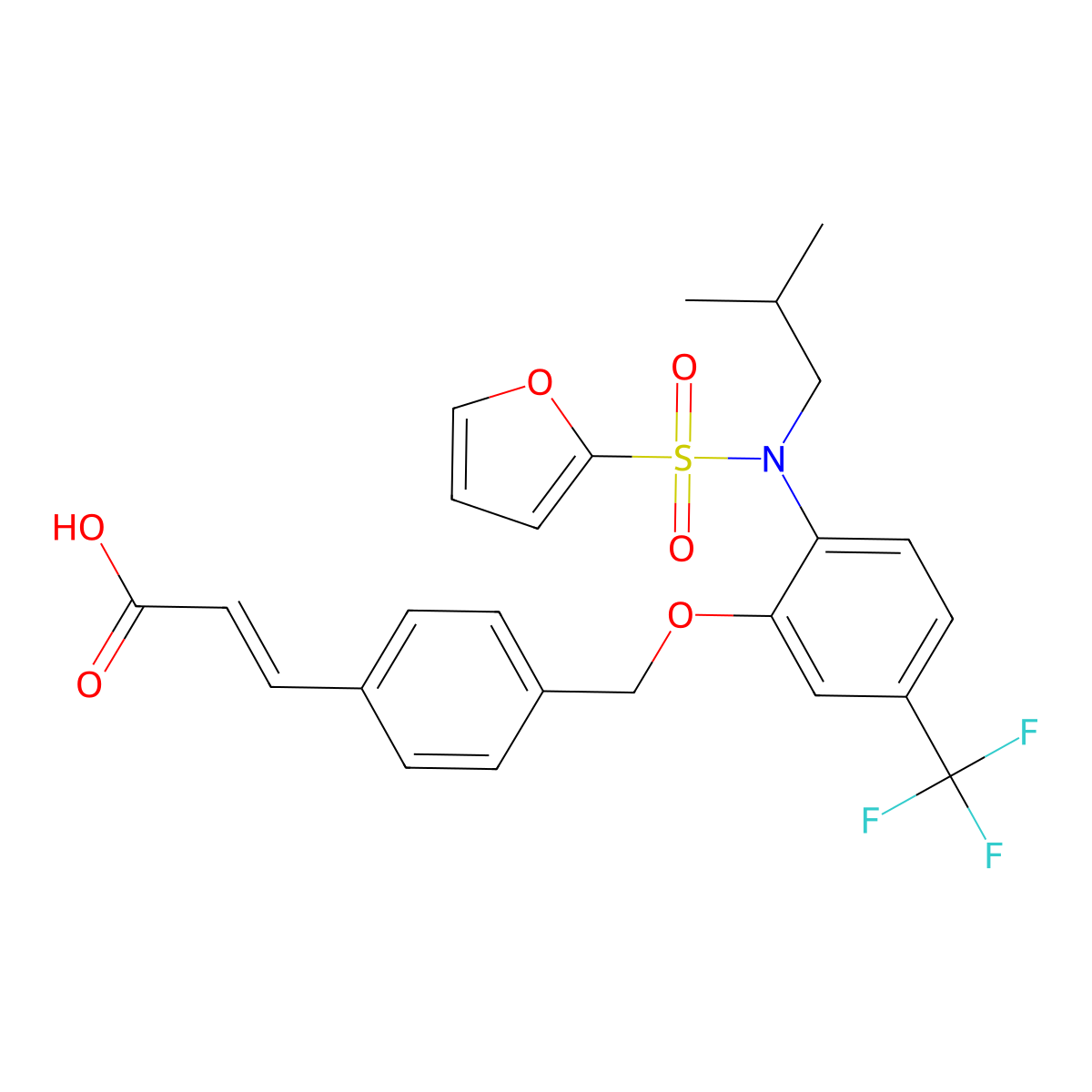 Ono-8713 molecular structure, CAS 459411-08-6