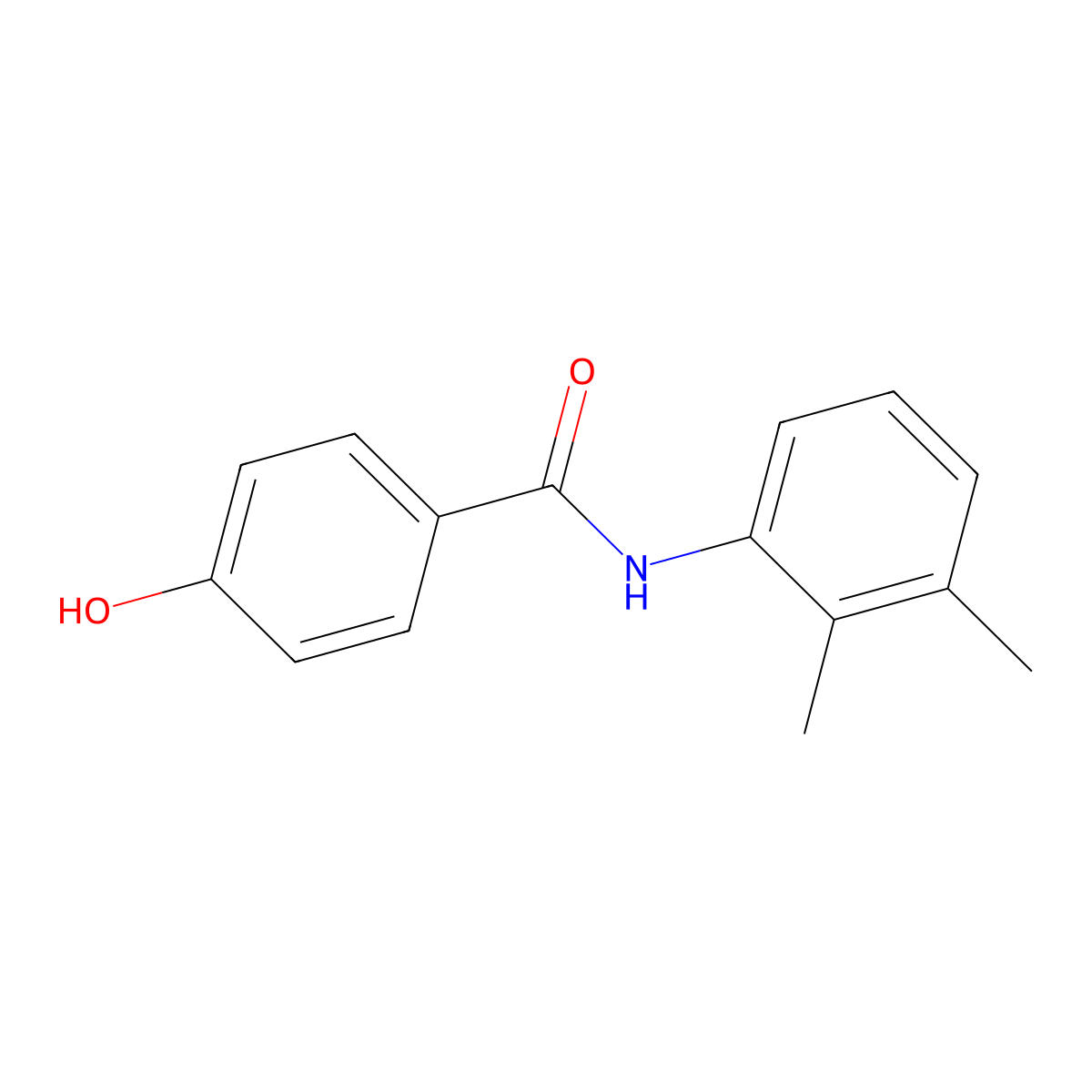 N-(2,3-dimethylphenyl)-4-hydroxybenzamide molecular structure, CAS 459419-70-6