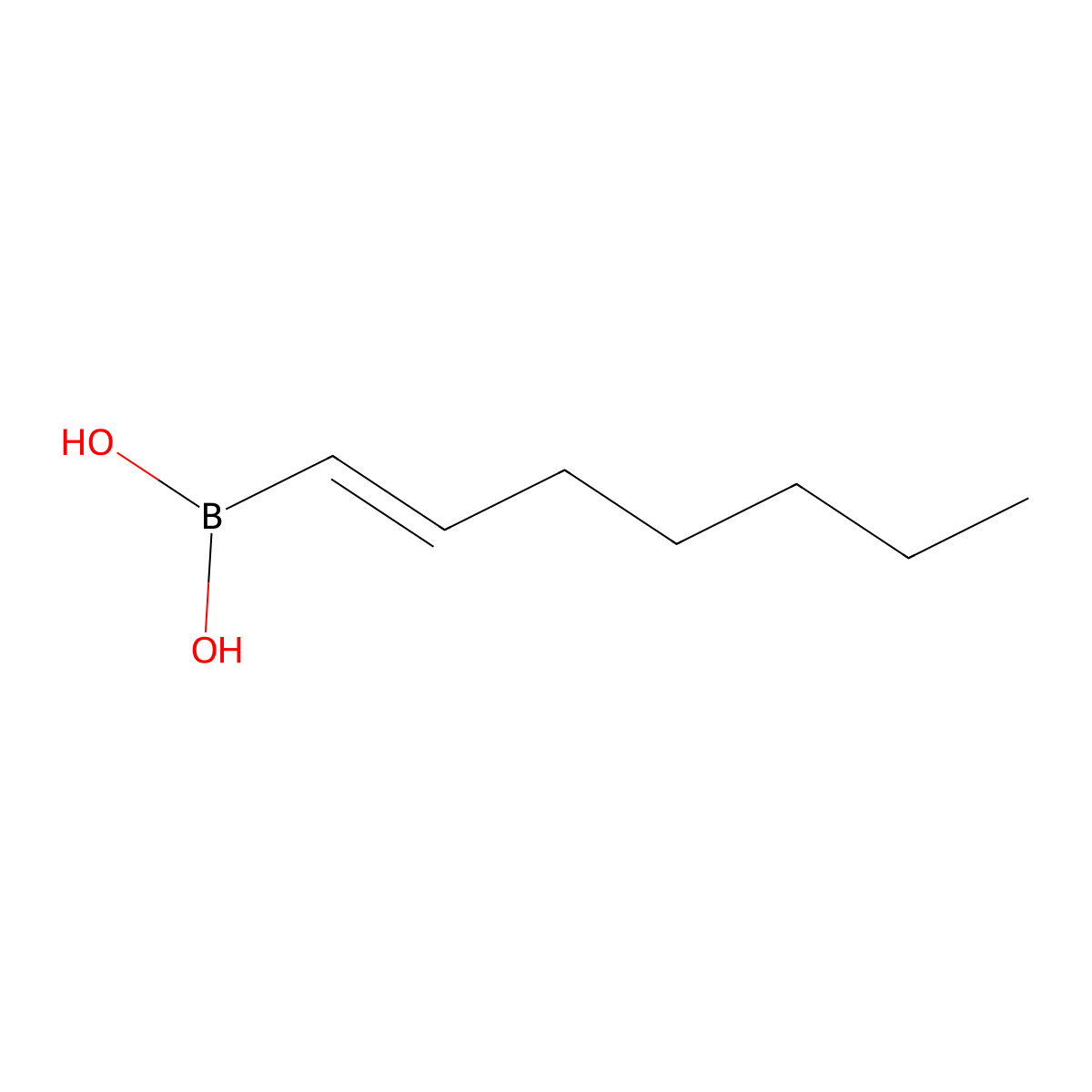 1-Hepteneboronic acid molecular structure, CAS 459456-67-8