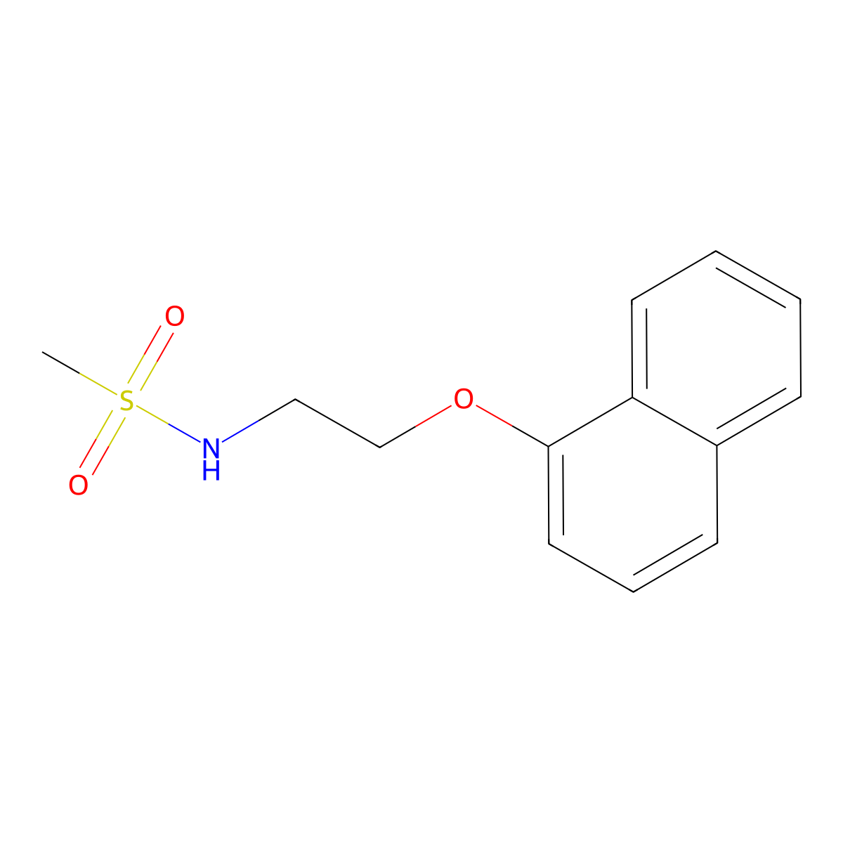 (Methylsulfonyl)(2-naphthyloxyethyl)amine molecular structure, CAS 459792-64-4