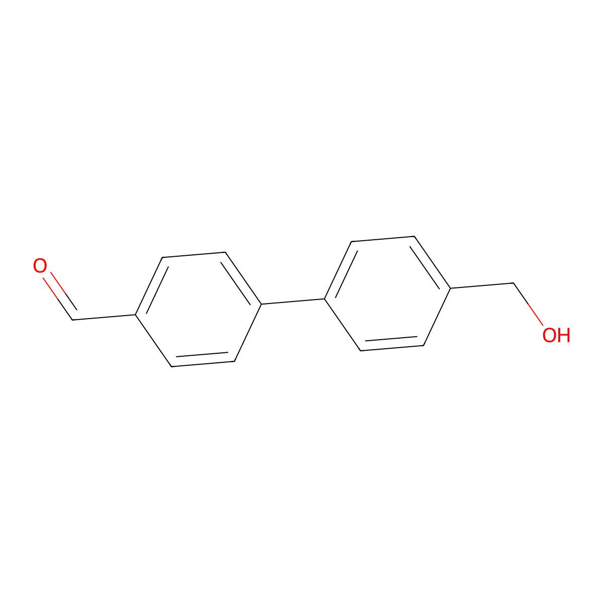 4'-(Hydroxymethyl)[1,1'-biphenyl]-4-carbaldehyde molecular structure, CAS 459819-71-7