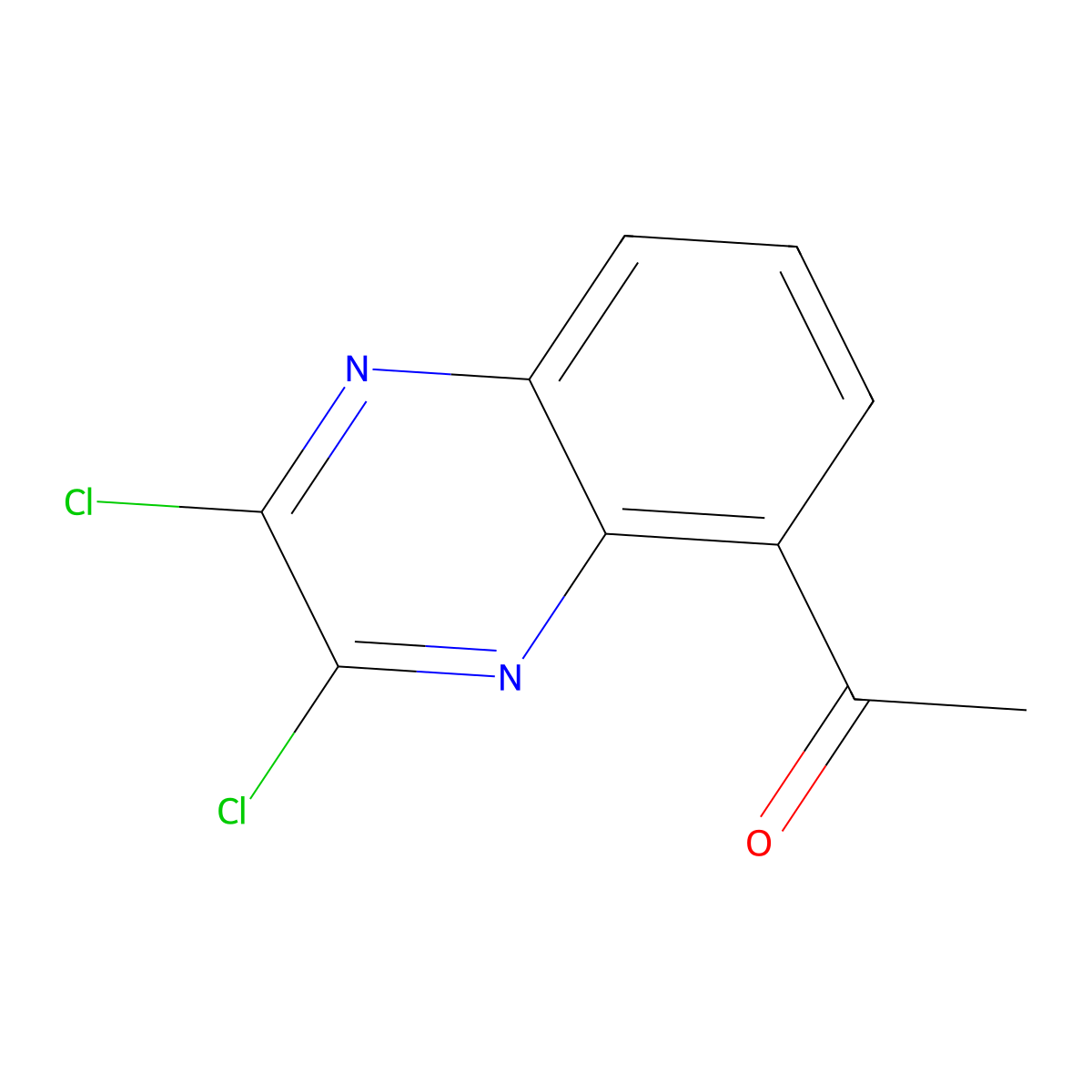 1-(2,3-Dichloroquinoxalin-5-yl)ethanone molecular structure, CAS 459835-98-4