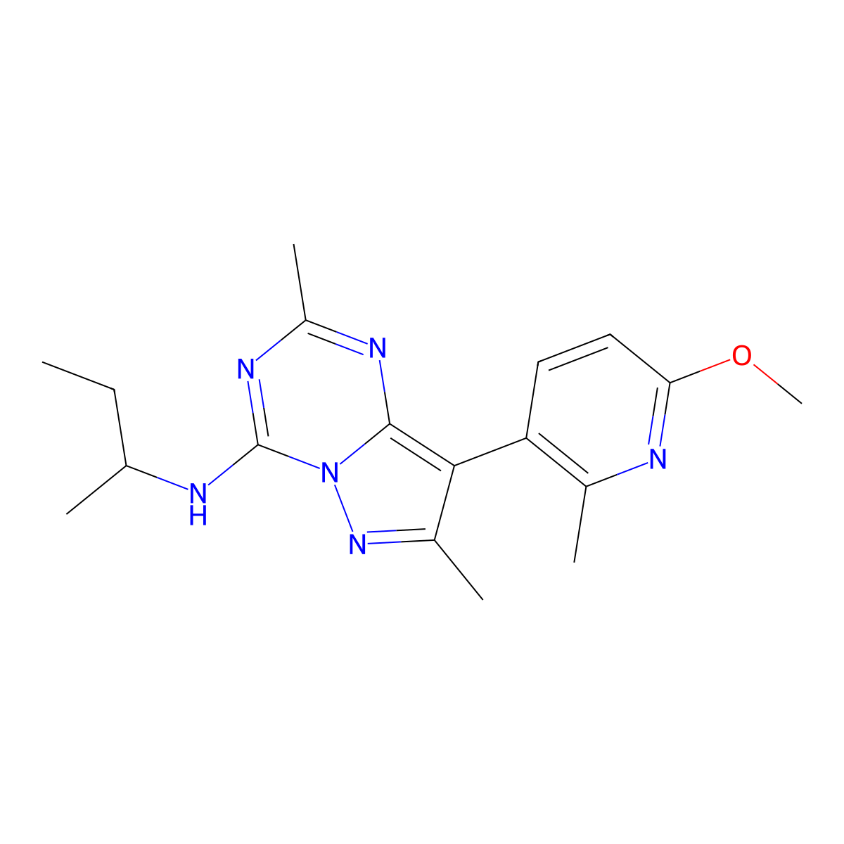 Pexacerfont molecular structure, CAS 459856-18-9