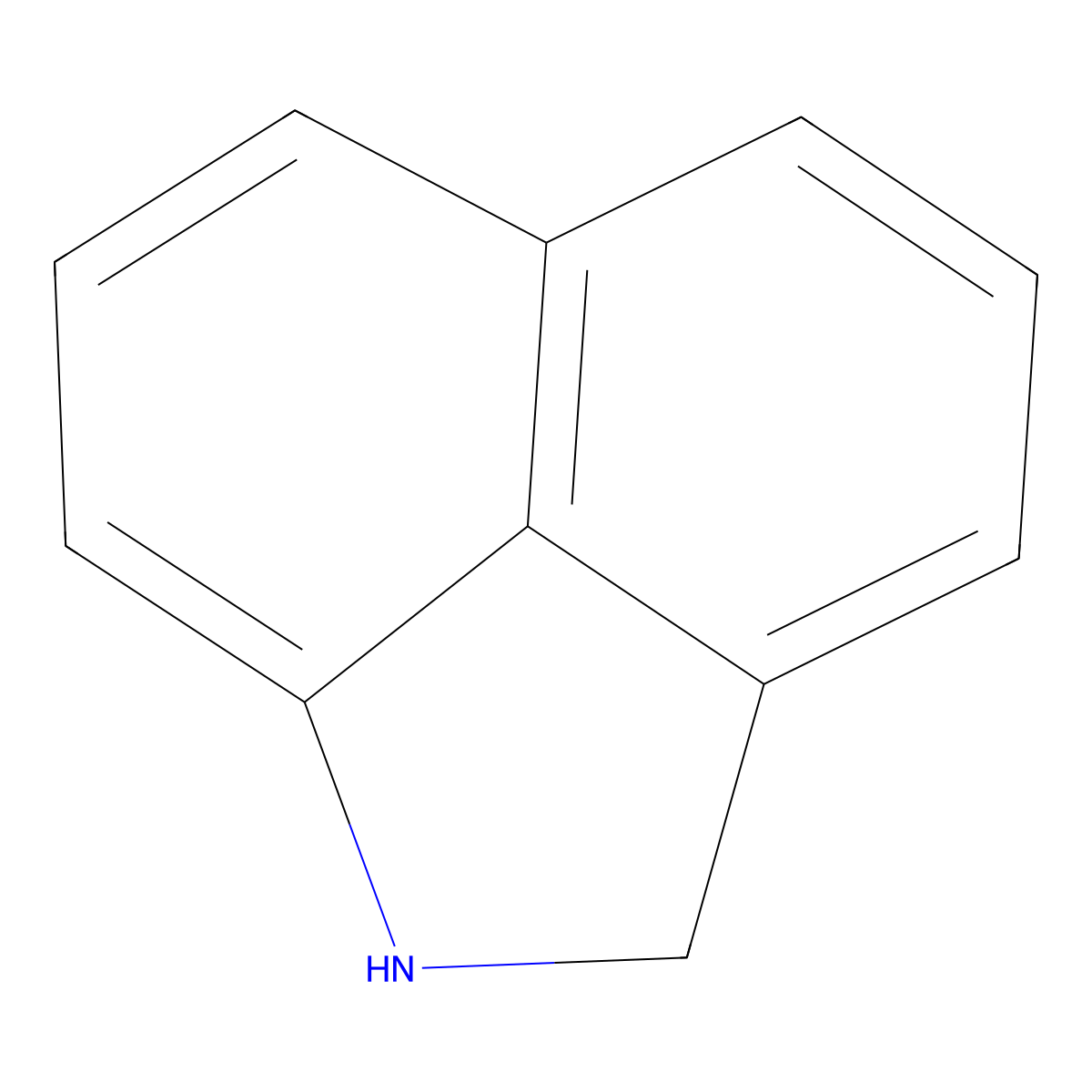 2-Azatricyclo(6.3.1.0,4,12)dodeca-1(12),4,6,8,10-pentaene molecular structure, CAS 45990-12-3