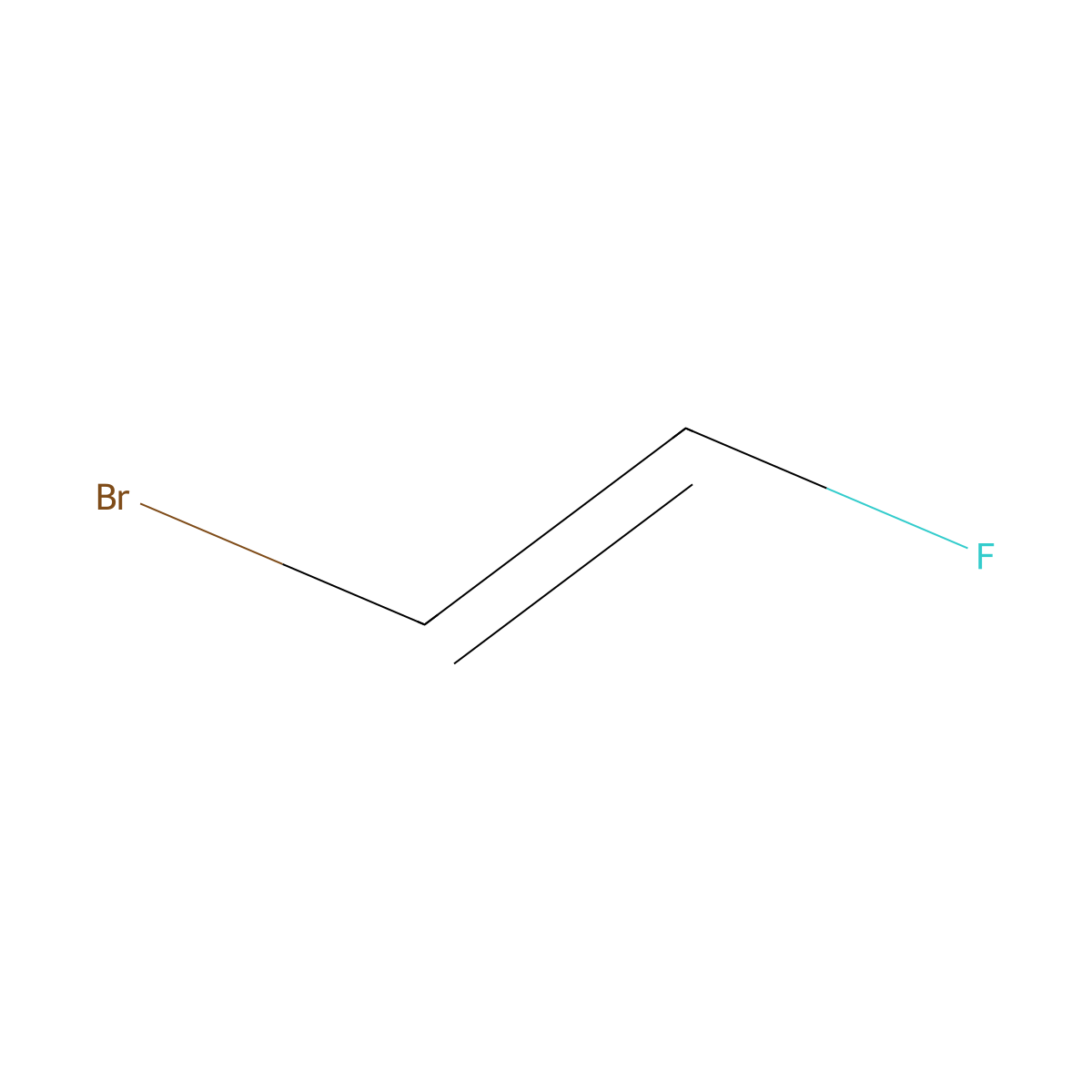 (E/Z)-1-Bromo-2-fluoroethylene molecular structure, CAS 460-11-7