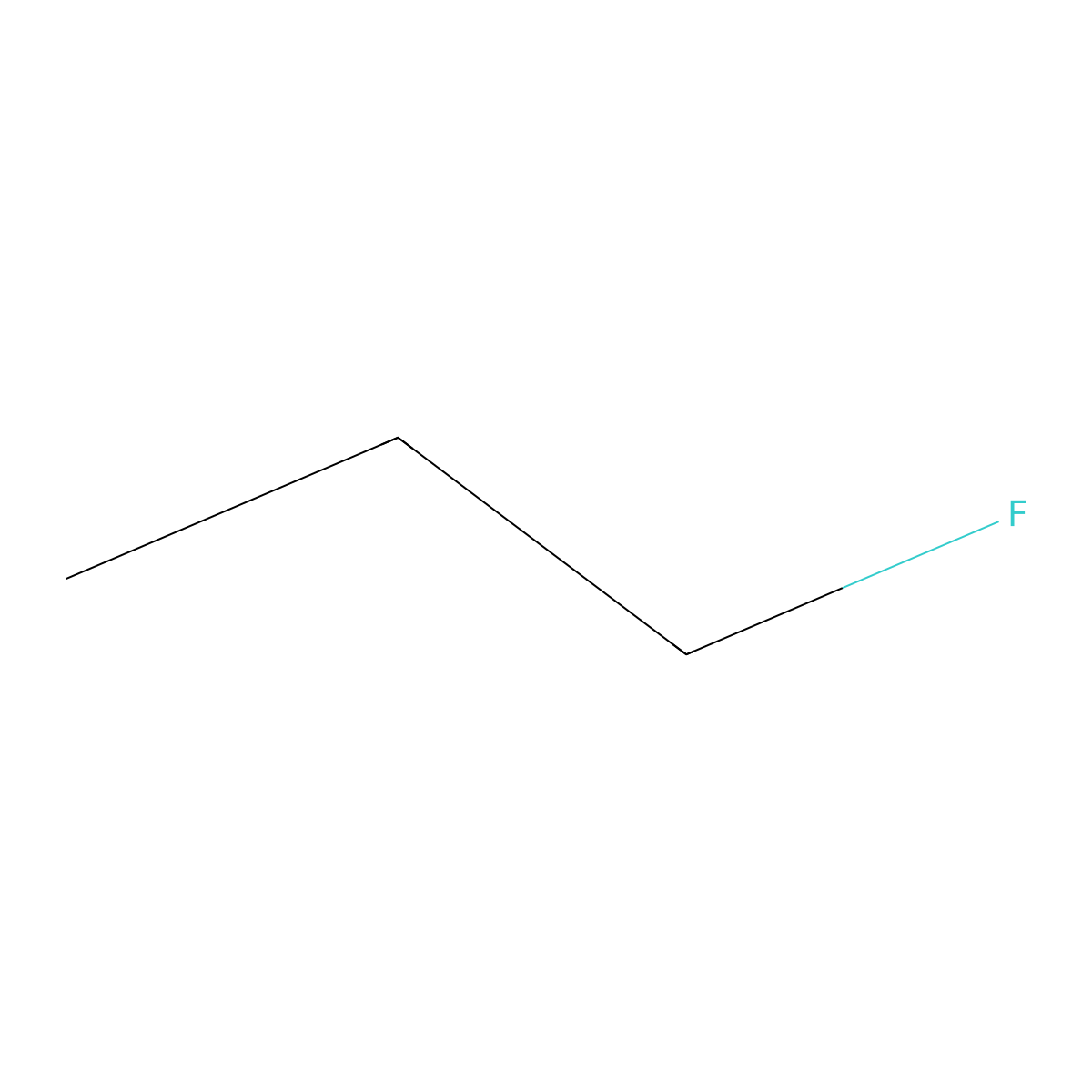 Propane, 1-fluoro- molecular structure, CAS 460-13-9
