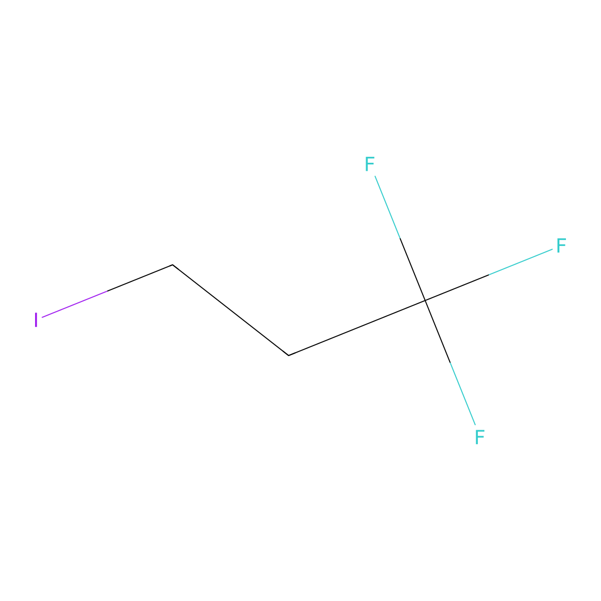 1,1,1-Trifluoro-3-iodopropane molecular structure, CAS 460-37-7