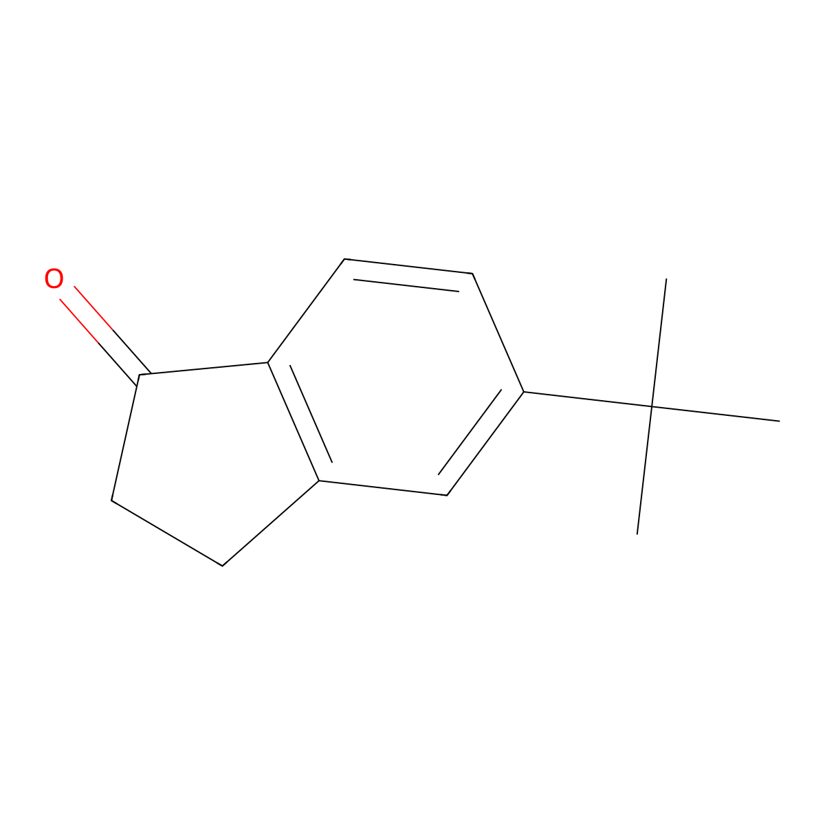 5-Tert-butyl-2,3-dihydroinden-1-one molecular structure, CAS 4600-86-6