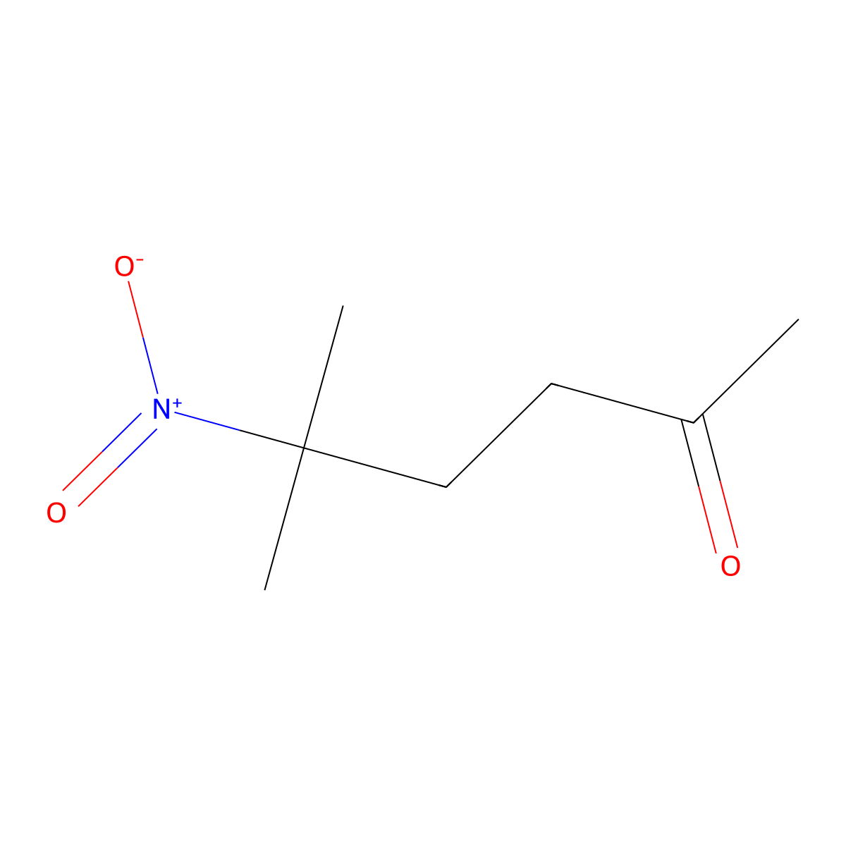 5-Methyl-5-nitro-2-hexanone molecular structure, CAS 4604-49-3