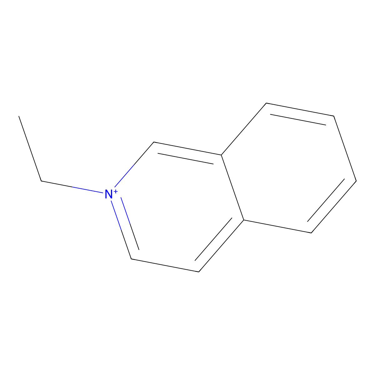2-Ethylisoquinolin-2-ium molecular structure, CAS 46046-32-6
