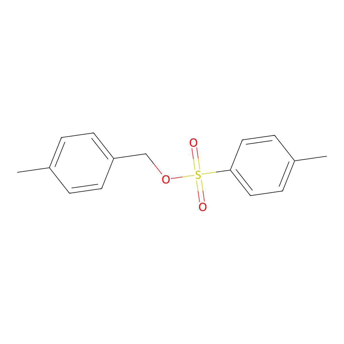 p-Methylbenzyl tosylate molecular structure, CAS 4606-98-8