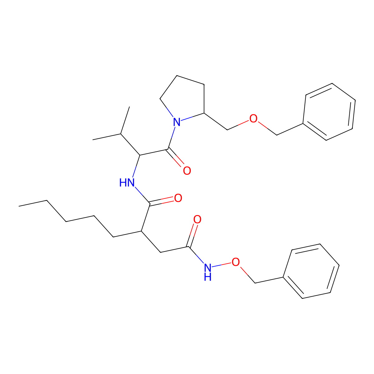 O-O-Dibenzyl-(-)-actinonin molecular structure, CAS 460754-33-0