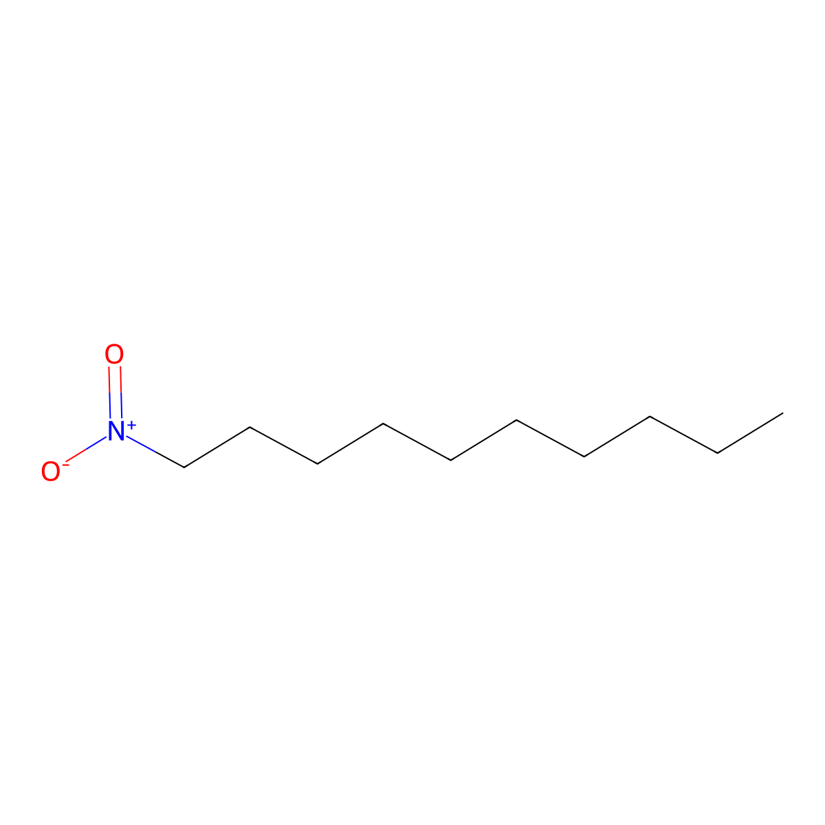 1-Nitrodecane molecular structure, CAS 4609-87-4