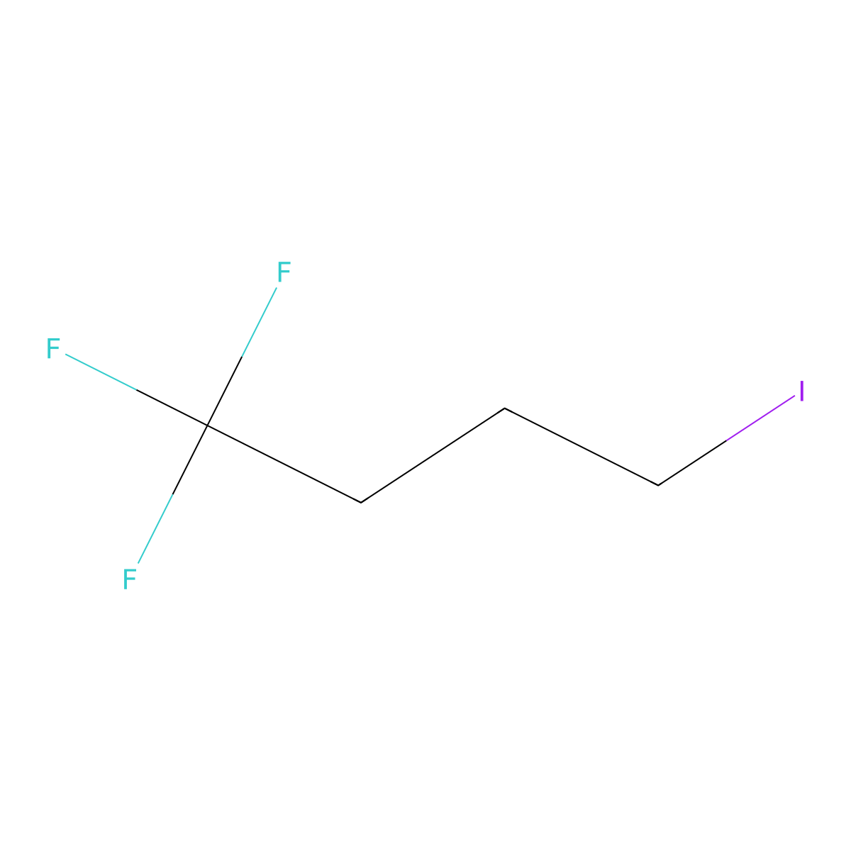 1,1,1-Trifluoro-4-iodobutane molecular structure, CAS 461-17-6