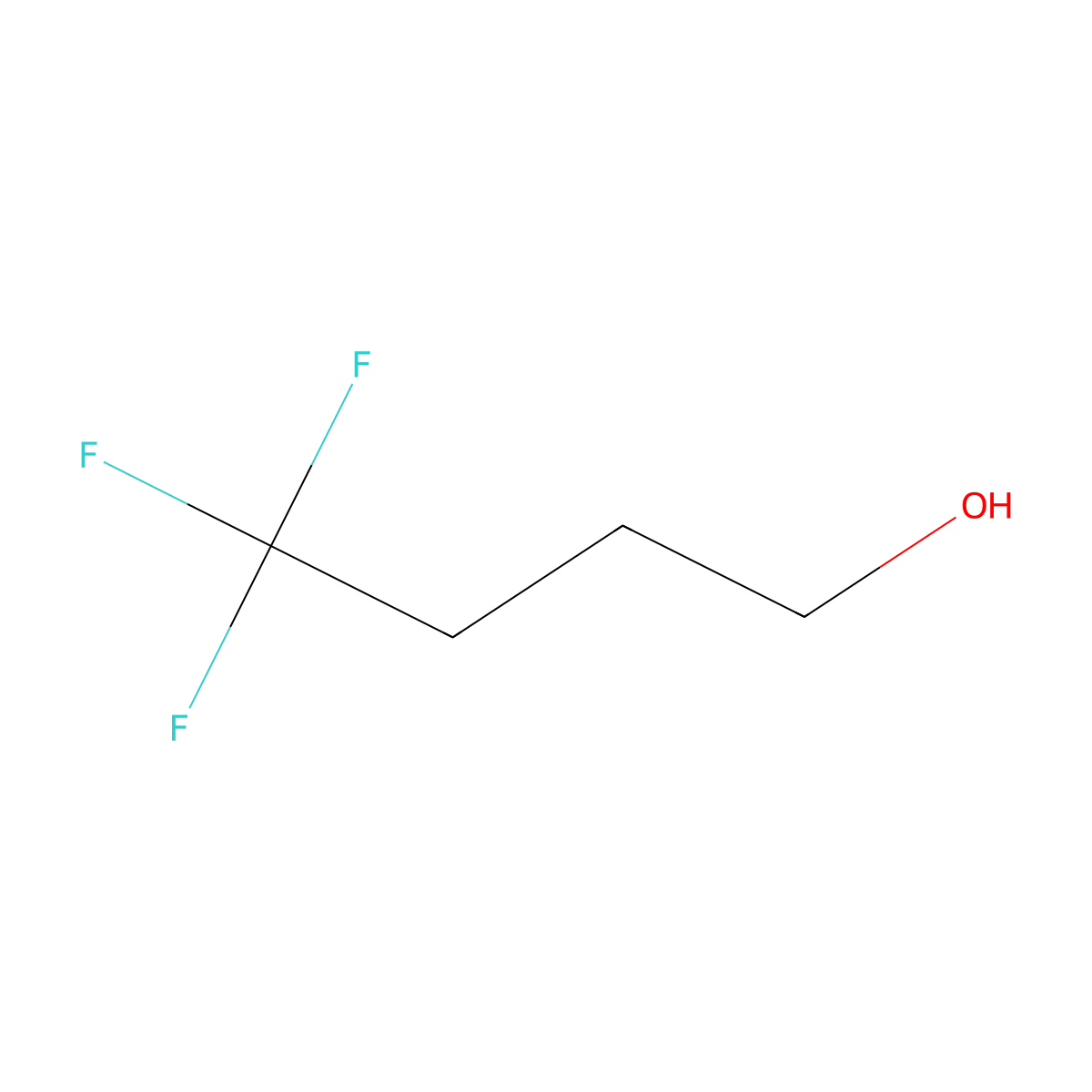 4,4,4-Trifluorobutan-1-ol molecular structure, CAS 461-18-7