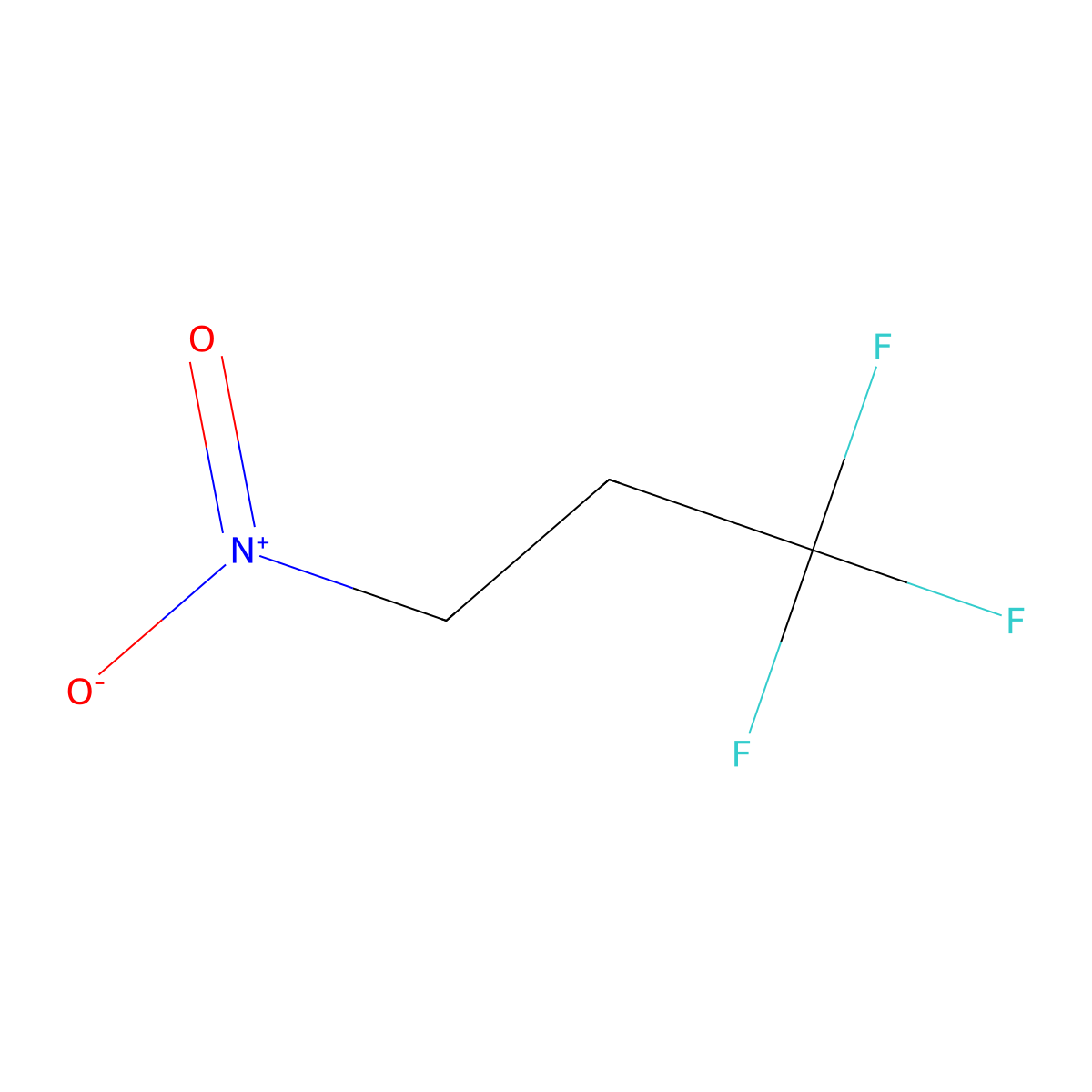 1,1,1-Trifluoro-3-nitropropane molecular structure, CAS 461-35-8
