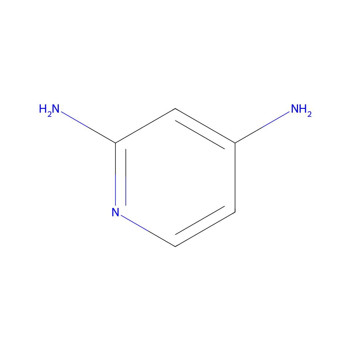 2,4-Diaminopyridine molecular structure, CAS 461-88-1