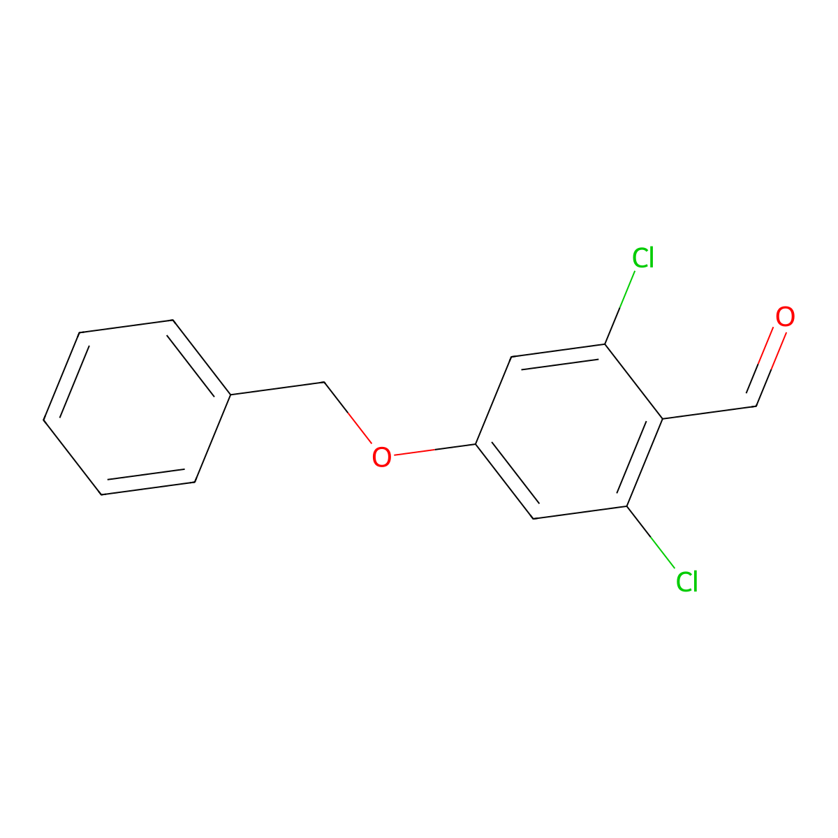 4-(Benzyloxy)-2,6-dichlorobenzaldehyde molecular structure, CAS 461031-79-8