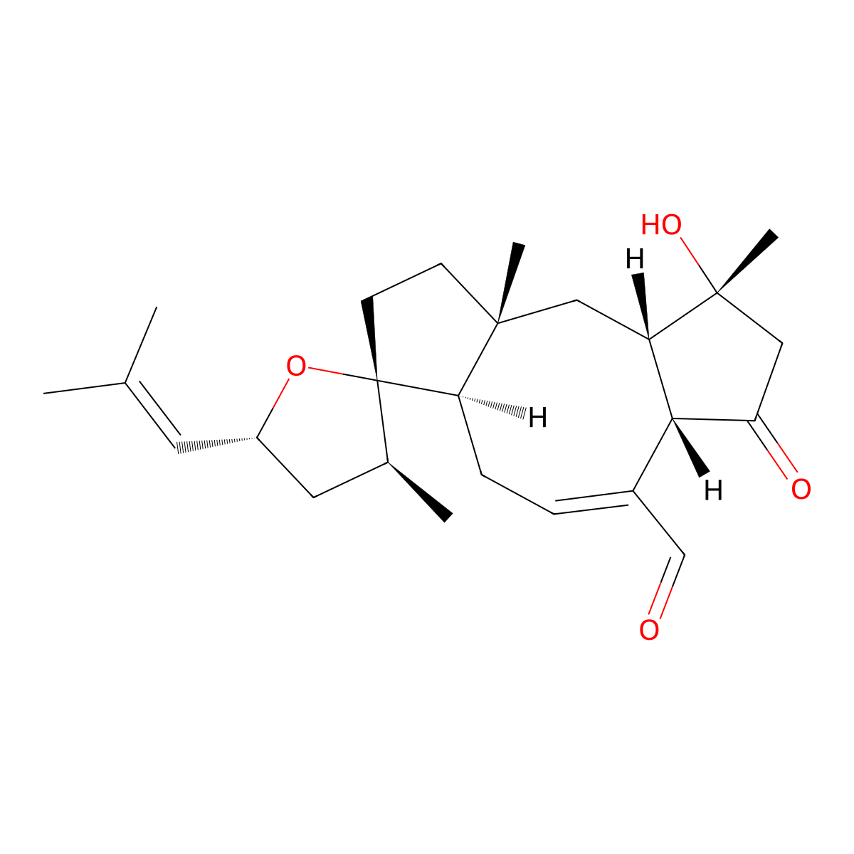 Ophiobolin A molecular structure, CAS 4611-05-6