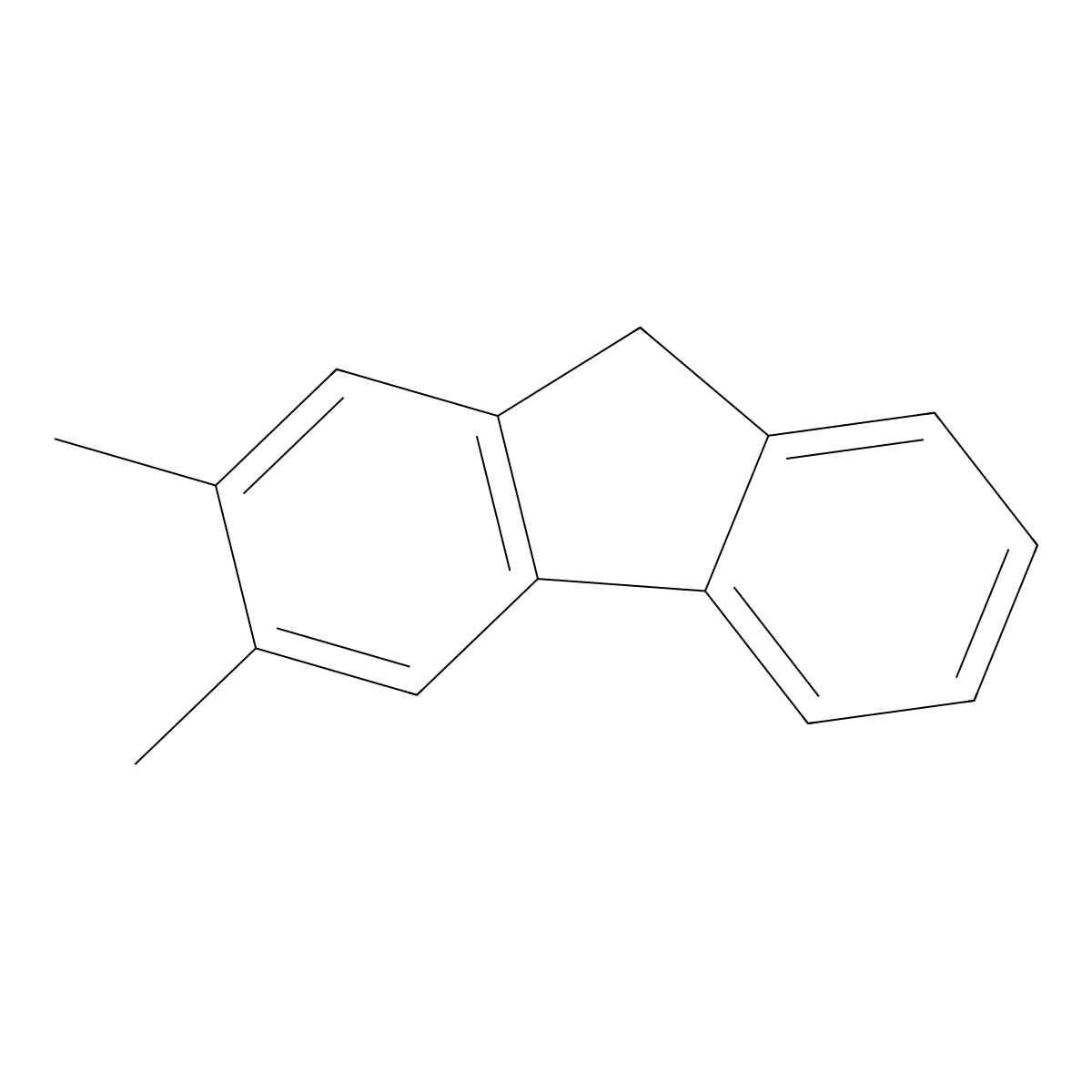 2,3-Dimethylfluorene molecular structure, CAS 4612-63-9