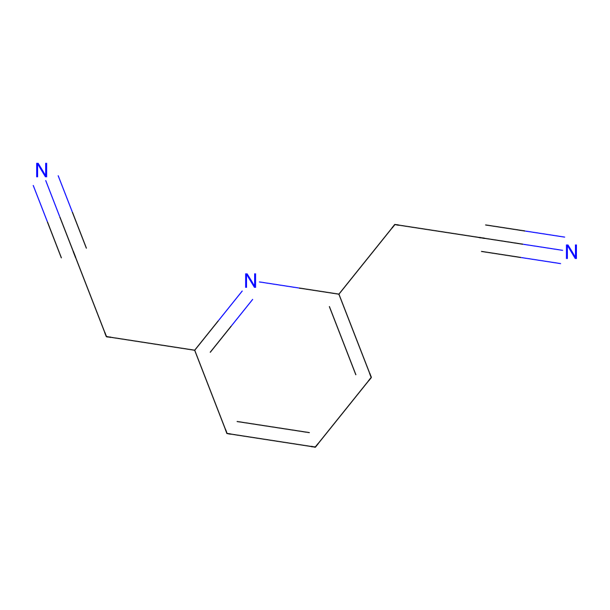 2-(6-(Cyanomethyl)pyridin-2-yl)acetonitrile molecular structure, CAS 46133-38-4