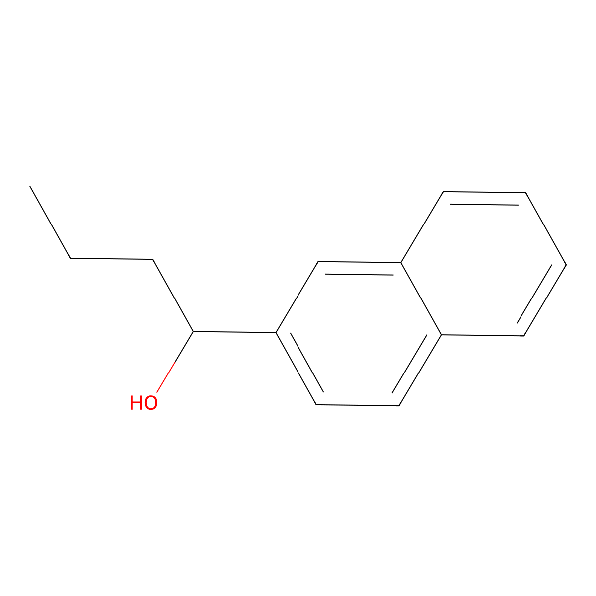 1-(2-Naphthyl)-1-butanol molecular structure, CAS 4614-04-4