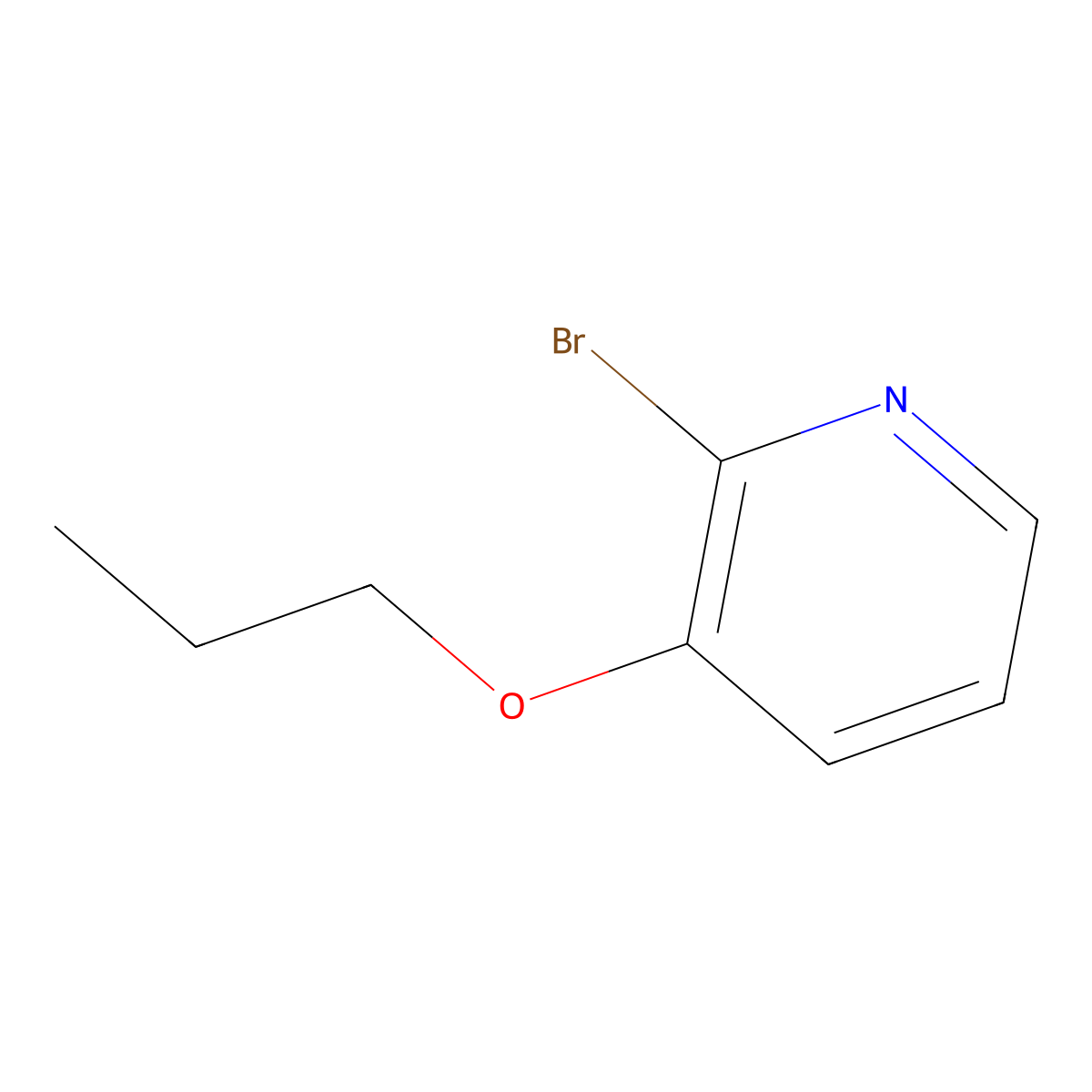 2-Bromo-3-propoxypyridine molecular structure, CAS 461661-44-9