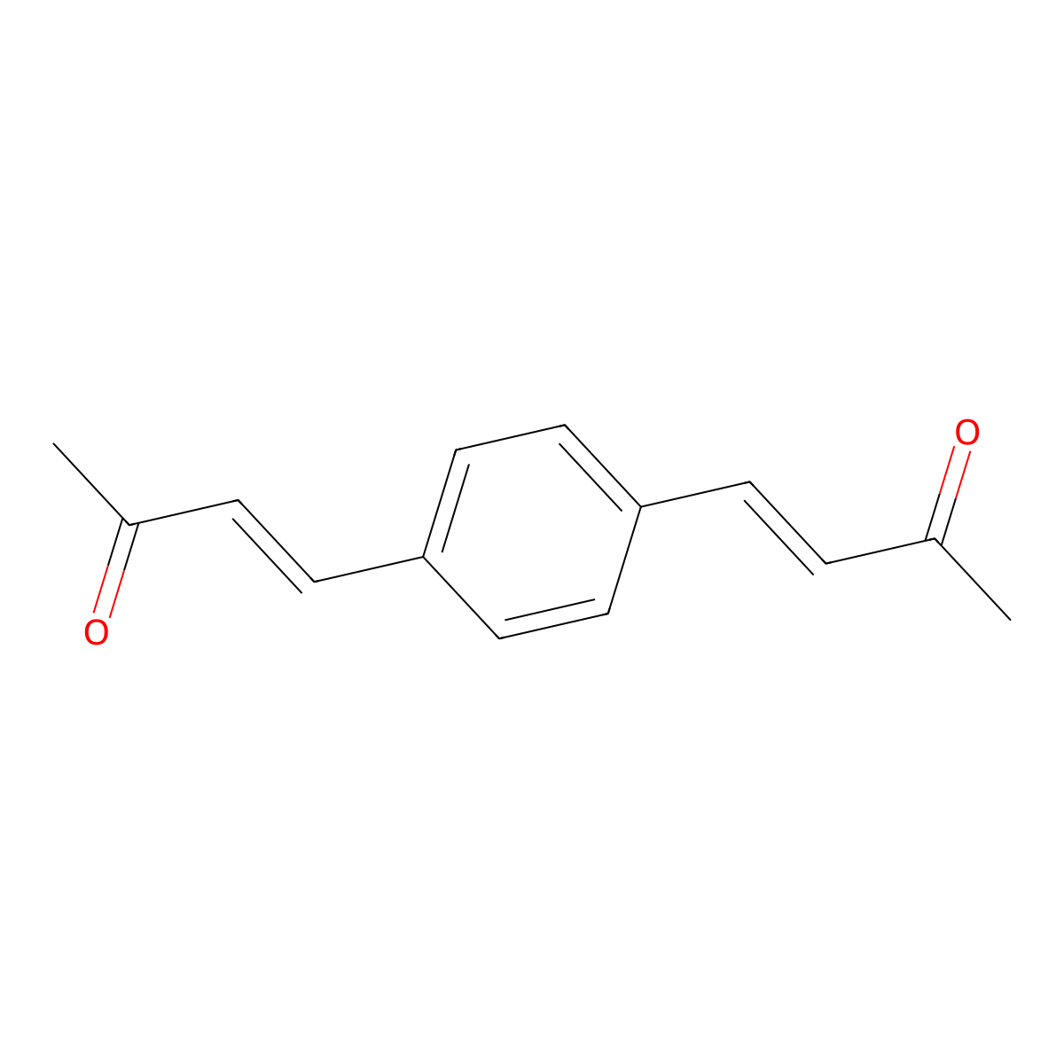 (3E)-4-{4-[(1E)-3-oxobut-1-en-1-yl]phenyl}but-3-en-2-one molecular structure, CAS 461676-40-4