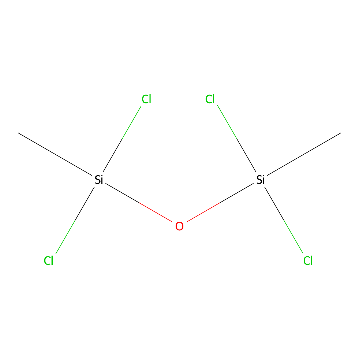 1,1,3,3-Tetrachloro-1,3-dimethyldisiloxane molecular structure, CAS 4617-27-0